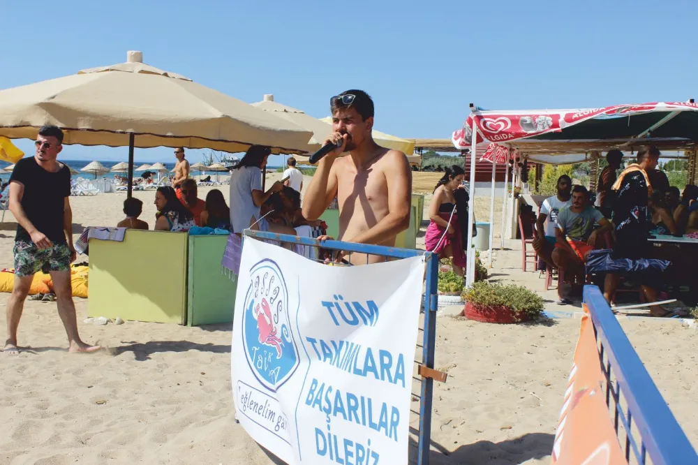 Geyikli Sahilinde Plaj Voleybol Heyecanı  Devam Ediyor!....