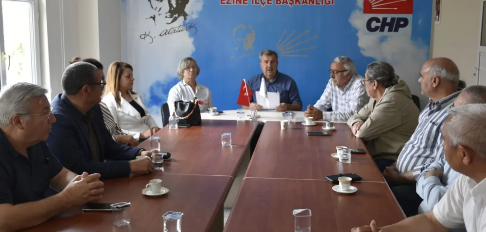 CHP İLÇE ÖRGÜTÜNDEN BASIN AÇIKLAMASI